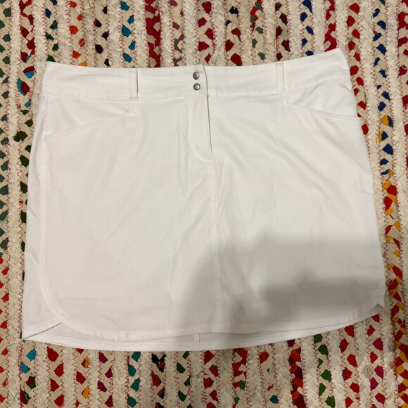Adidas Essentials 3 Stripe Golf Skirt - Picture 4 of 5